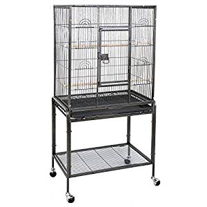 parakeet bird cage with stand