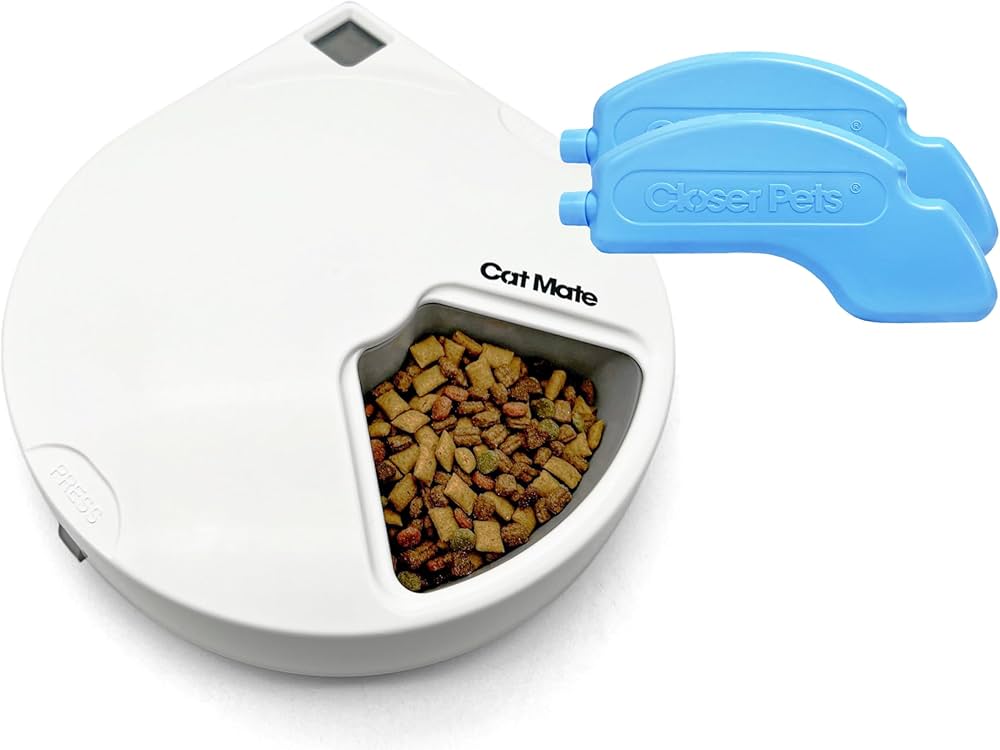 Cat Mate C500 Digital 5 Meal Pet Feeder
